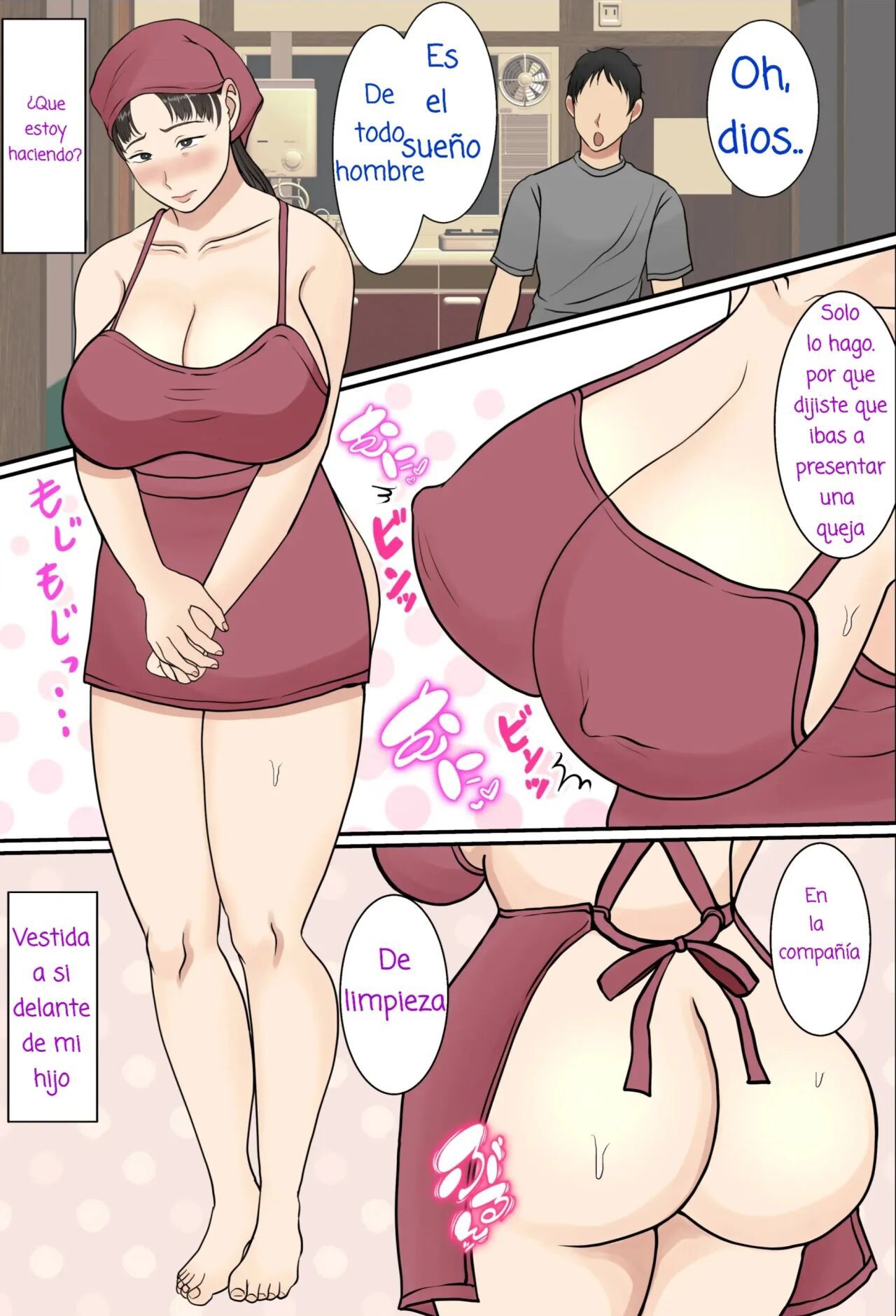 [Benii Kenkyuujo] Zoku Kaseifu Yondara Haha ga Kita [Spanish] [La Blu Rubia]