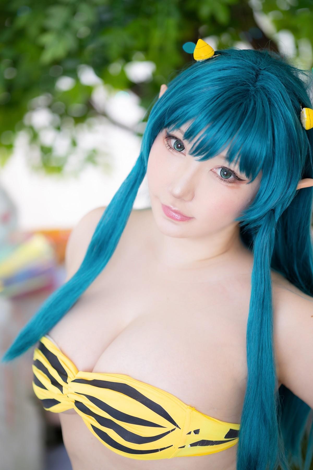 Cosplay SAKUサク Lum ラム うる星やつら Set.03(44)