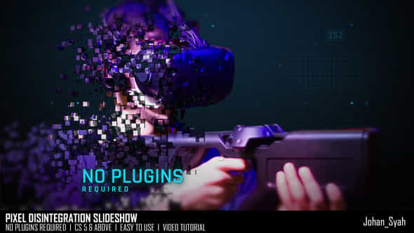 Pixel Disintegration_Slideshow - VideoHive 45464169