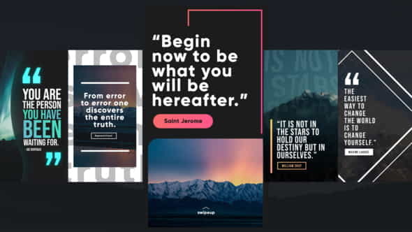 Instagram Quotes Stories - VideoHive 26131528