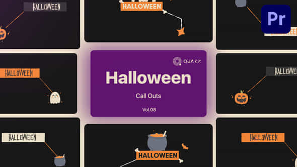 Halloween Call Outs - VideoHive 48439435