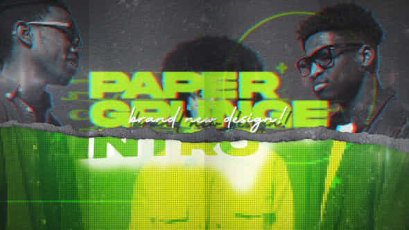 Paper Grunge Intro - VideoHive 53506725