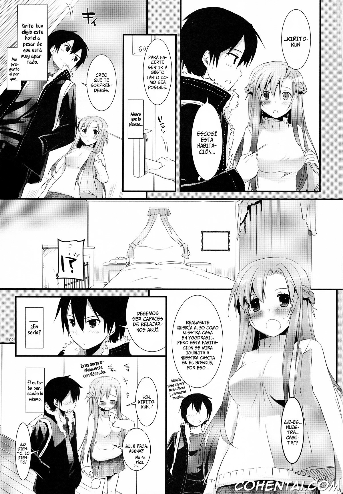 D.L. action 70 (Sword Art Online) xxx comics manga porno doujin hentai español sexo Asuna Yuuki Kazuto Kirigaya | Kirito Sword Art Online