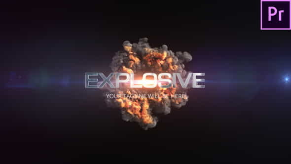Quick Explosion Title - VideoHive 22651410 Quick Explosion Title - VideoHive 22651410