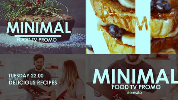 Tv Minimal Food Promo - VideoHive 23879569