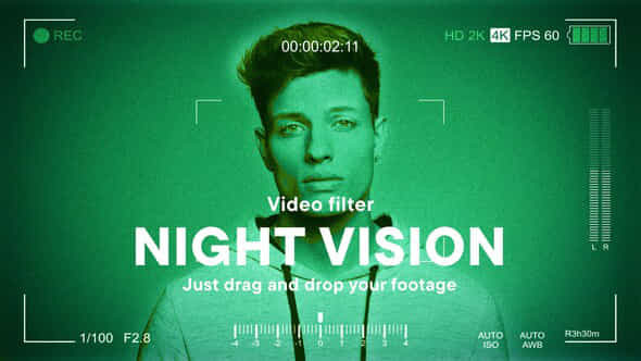 Night Vision Video Effect Template - VideoHive 54172753