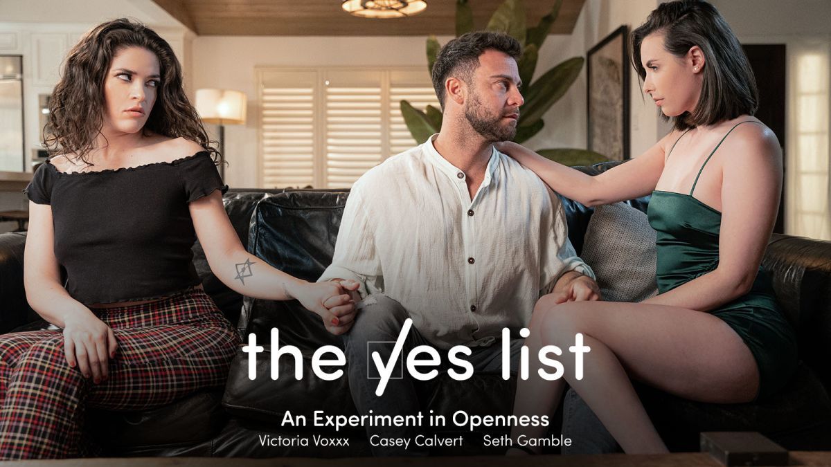 [AdultTime.com/The Yes List] Casey Calvert, Victoria Voxxx - An Experiment In Openness [2023 г., Feature, All Sex, Hardcore, Couples, 1080p]