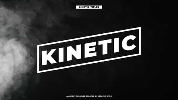 Kinetic Modern Titles - VideoHive 50771101