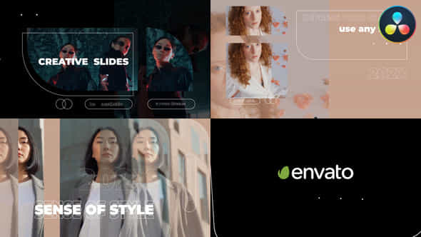 Creative Fashion Scenes For Davinci Resolve - VideoHive 51677342