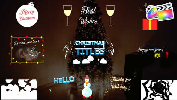 Christmas Titles Collection | FCPX - VideoHive 25321016