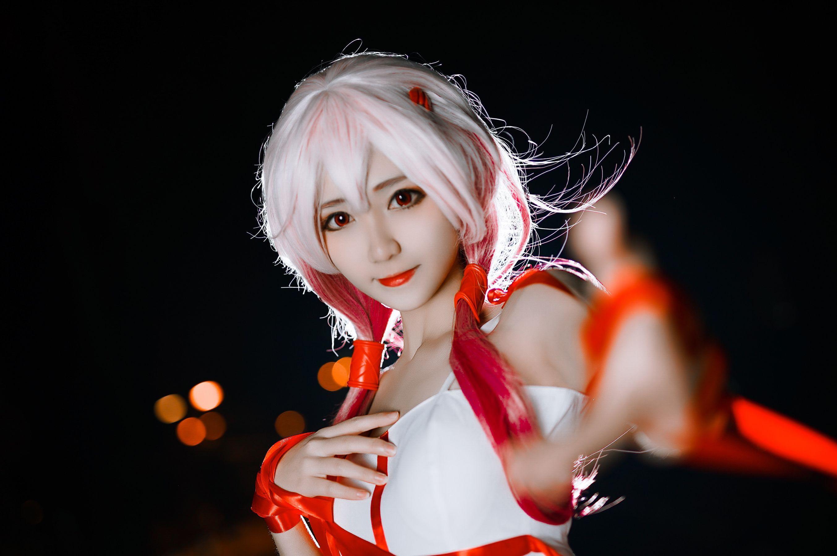 [Cosplay] 动漫博主南桃Momoko – 楪祈白裙(8)