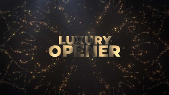 Luxury Opener - VideoHive 53523860