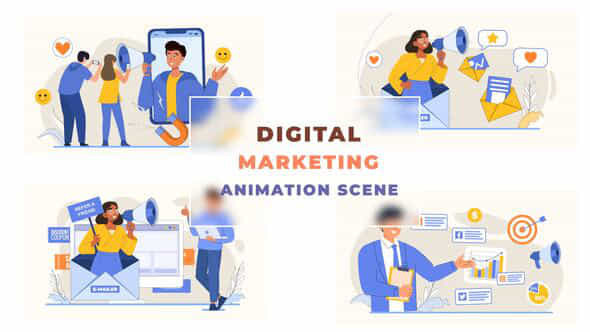Digital Marketing Animation - VideoHive 42926067