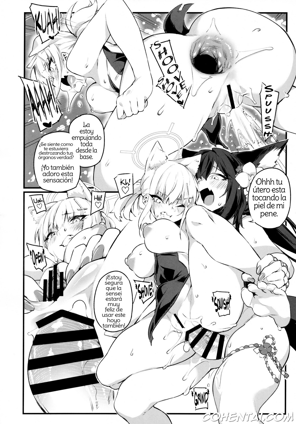 SUMMER FOX HUNTING (Blue Archive) xxx comics manga porno doujin hentai español sexo 