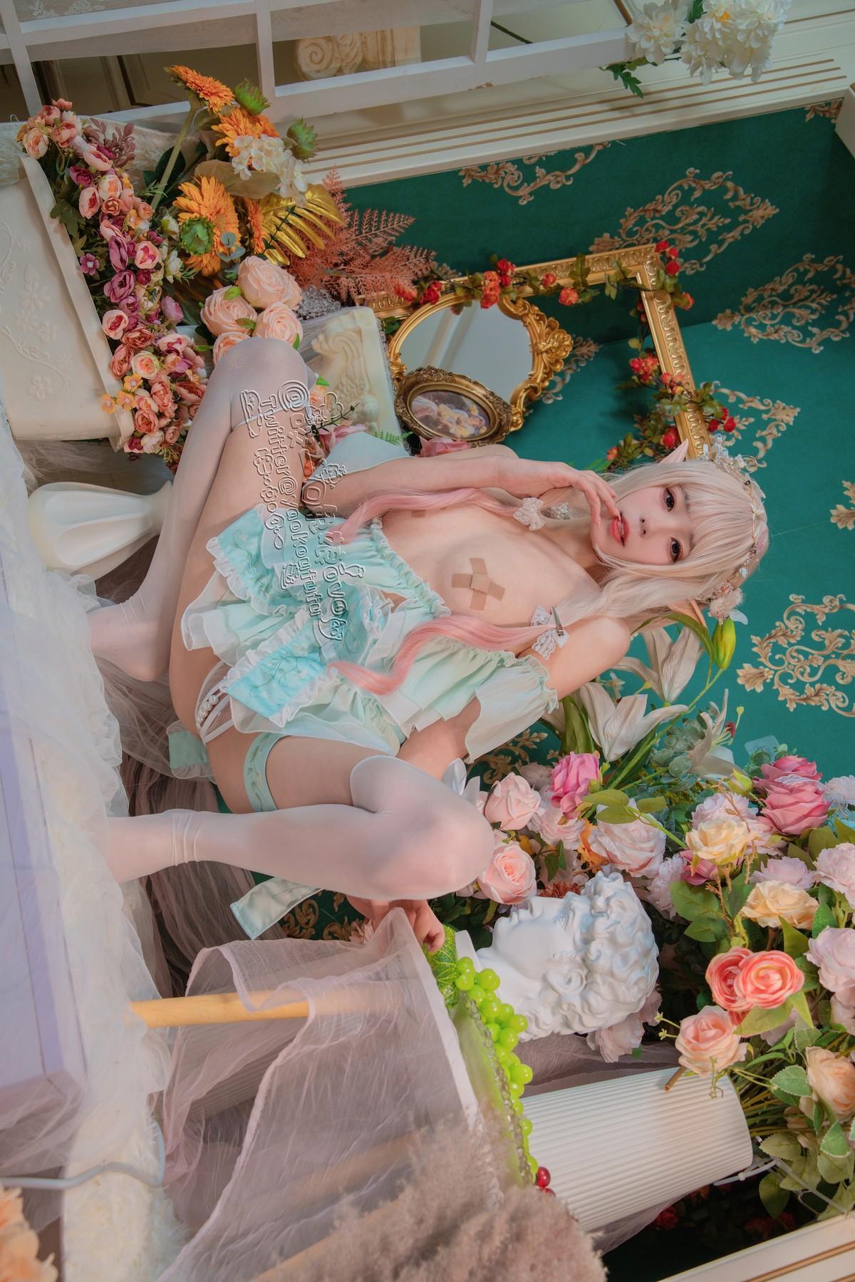 Cosplay 黏黏团子兔 豌豆公主的秘密花房(27)