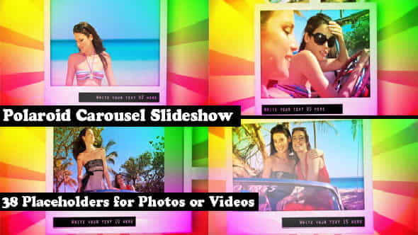 Polaroid Carousel Slideshow - VideoHive 5269547