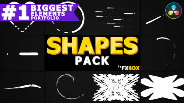 Cartoon Shapes Pack - VideoHive 38489382