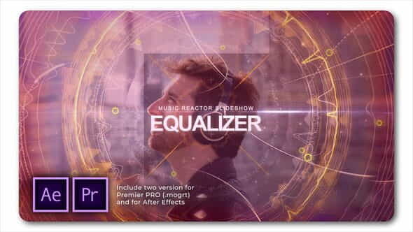 Equalizer Music Reactor Slideshow - VideoHive 27456589