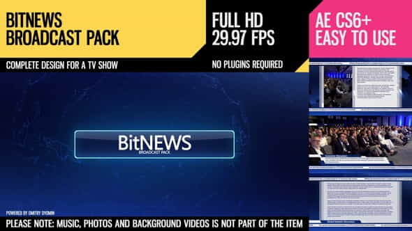 BitNews (Broadcast Pack) - VideoHive 14355327