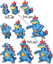 Totodile + Larvitar Line Fusions : r/PokemonInfiniteFusion