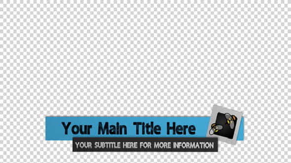 Unfold Lower Thirds - VideoHive 5840616