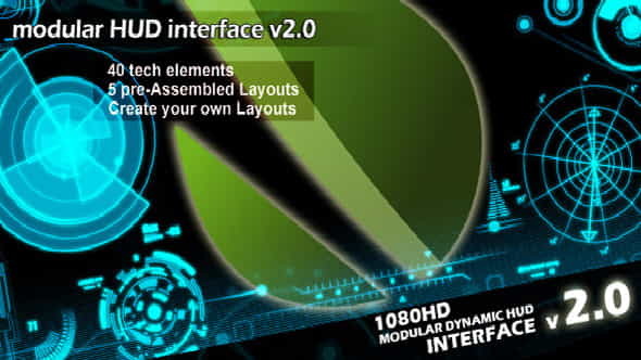 Modular HUD Interface - VideoHive 4126500