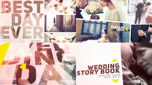 Wedding Story Book - VideoHive 38035636