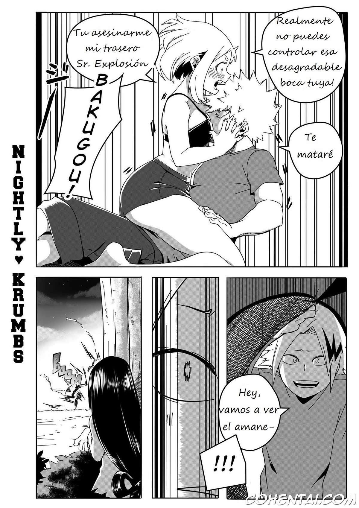 NIGHTLY KRUMBS (Boku no Hero Academia) xxx comics manga porno doujin hentai español sexo 