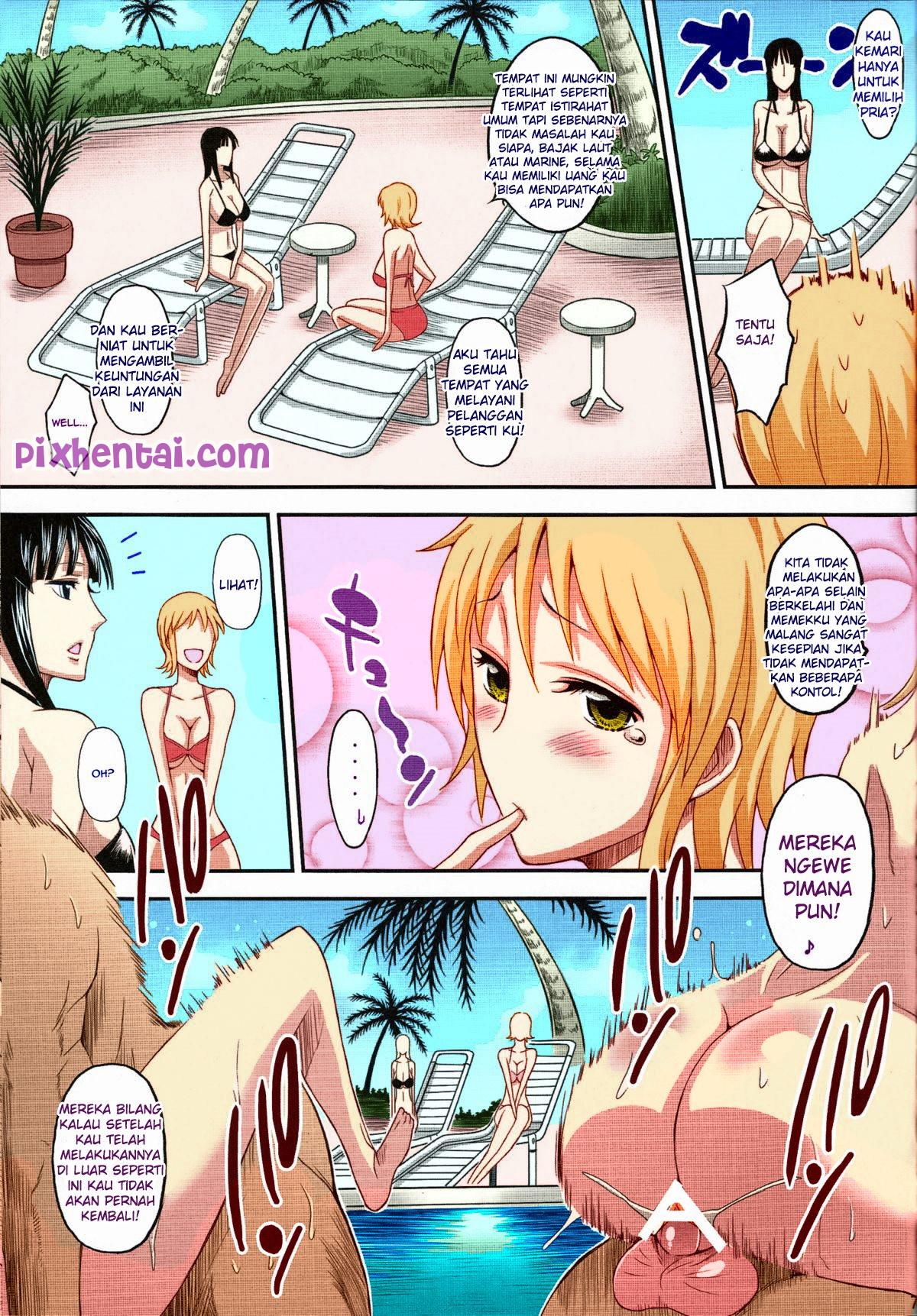 Komik hentai xxx manga sex bokep one piece - nami dan nico robin ngesex di pulau spa 05