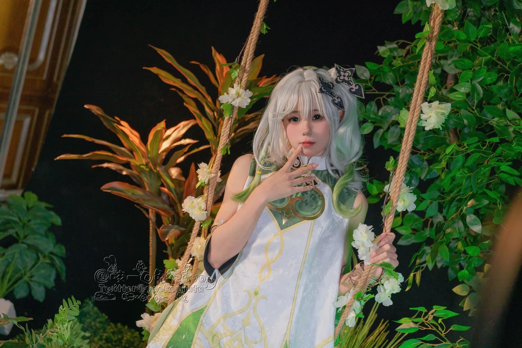 Cosplay 黏黏团子兔 万年萝莉纳西妲(4)