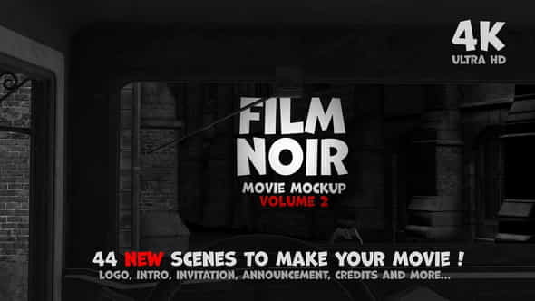 Film Noir - Movie Mockup - VideoHive 36786181