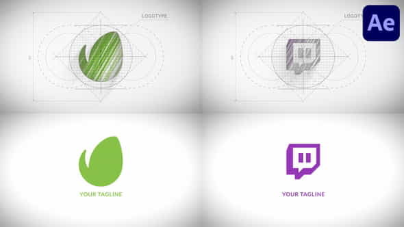 Drawing Logo for After Effects - VideoHive 36864343