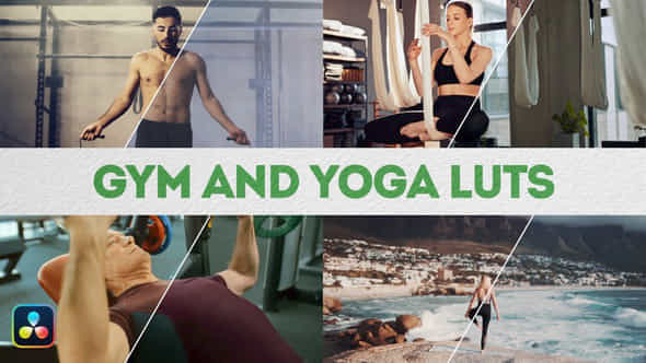 Gym And Yoga Luts Davinci Resolve - VideoHive 52002379