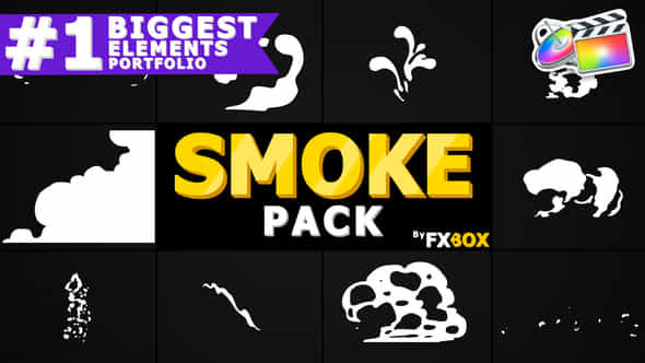 Cartoon Smoke Elements - VideoHive 23510849