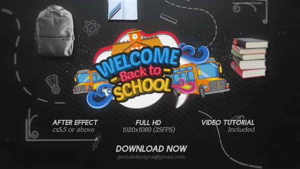 Back To SchoollSchool Slideshow - VideoHive 24529849