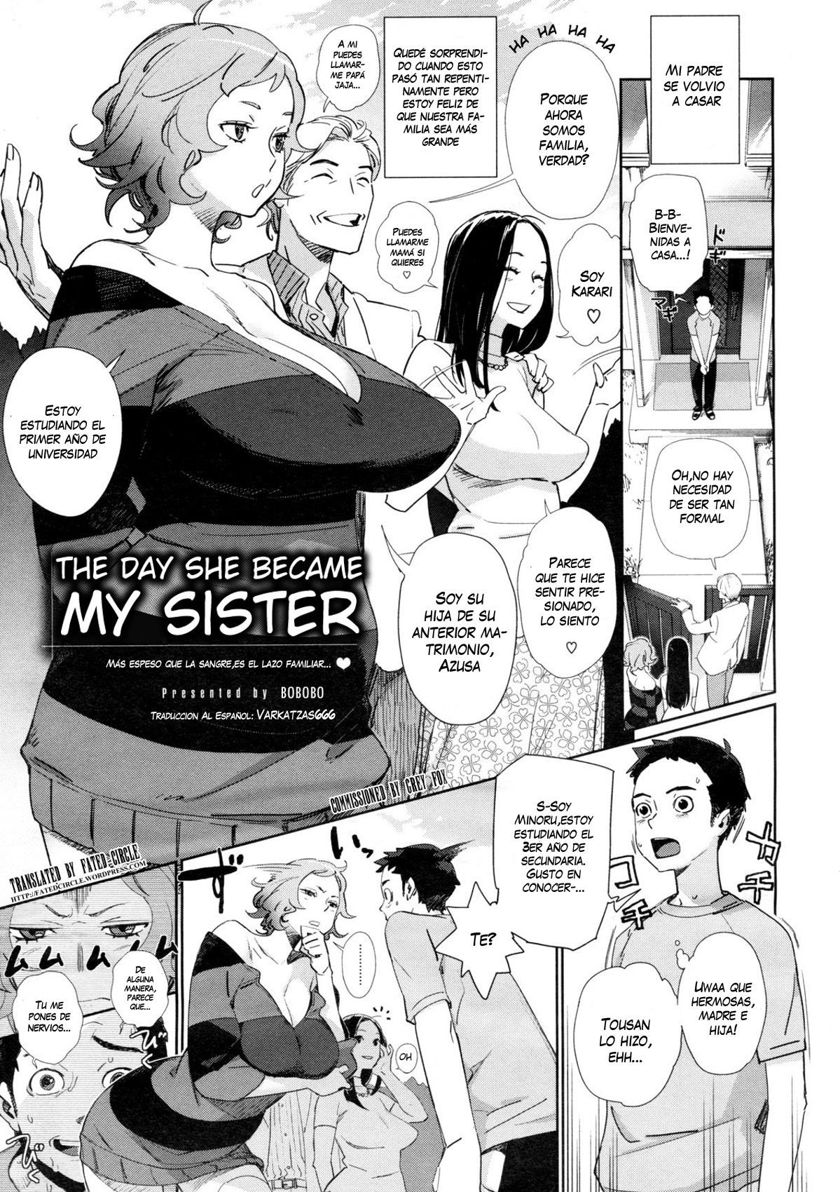 [Bobobo] Kyoudai ni Natta Hi  The Day She Became My Sister (COMIC Megastore 2009-10) [Spanish] [VarKatzas666] [Decensored]
