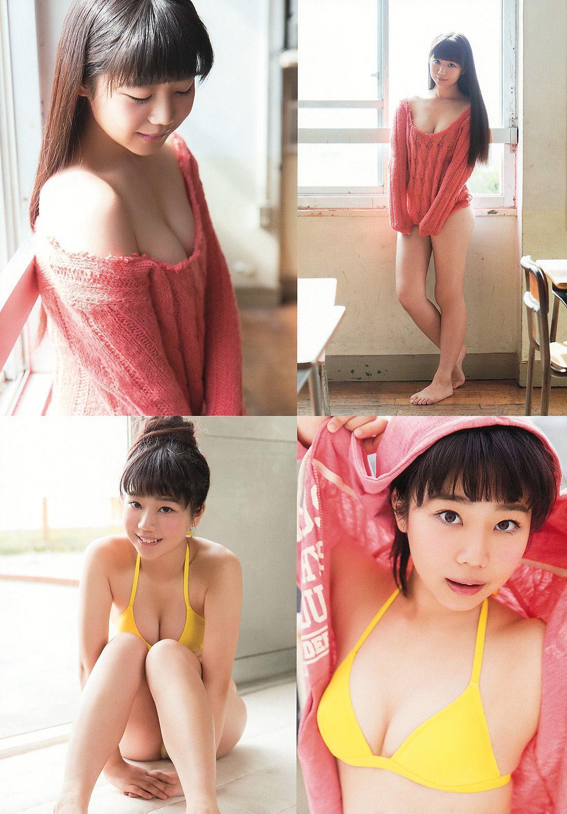大場美奈 秋山美穂 金子栞 Akira 小松ひな 百川晴香 [Young Animal] 2014年No.23 写真杂志(26)