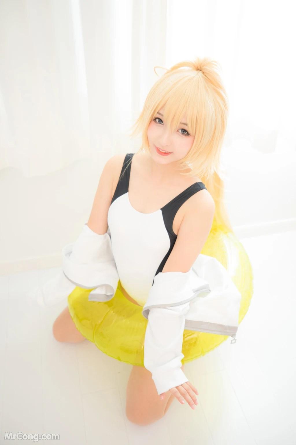 Coser@神楽坂真冬 Vol.036: 电子相册-白贞德《Swimingthedrea》(150 photos)(6)
