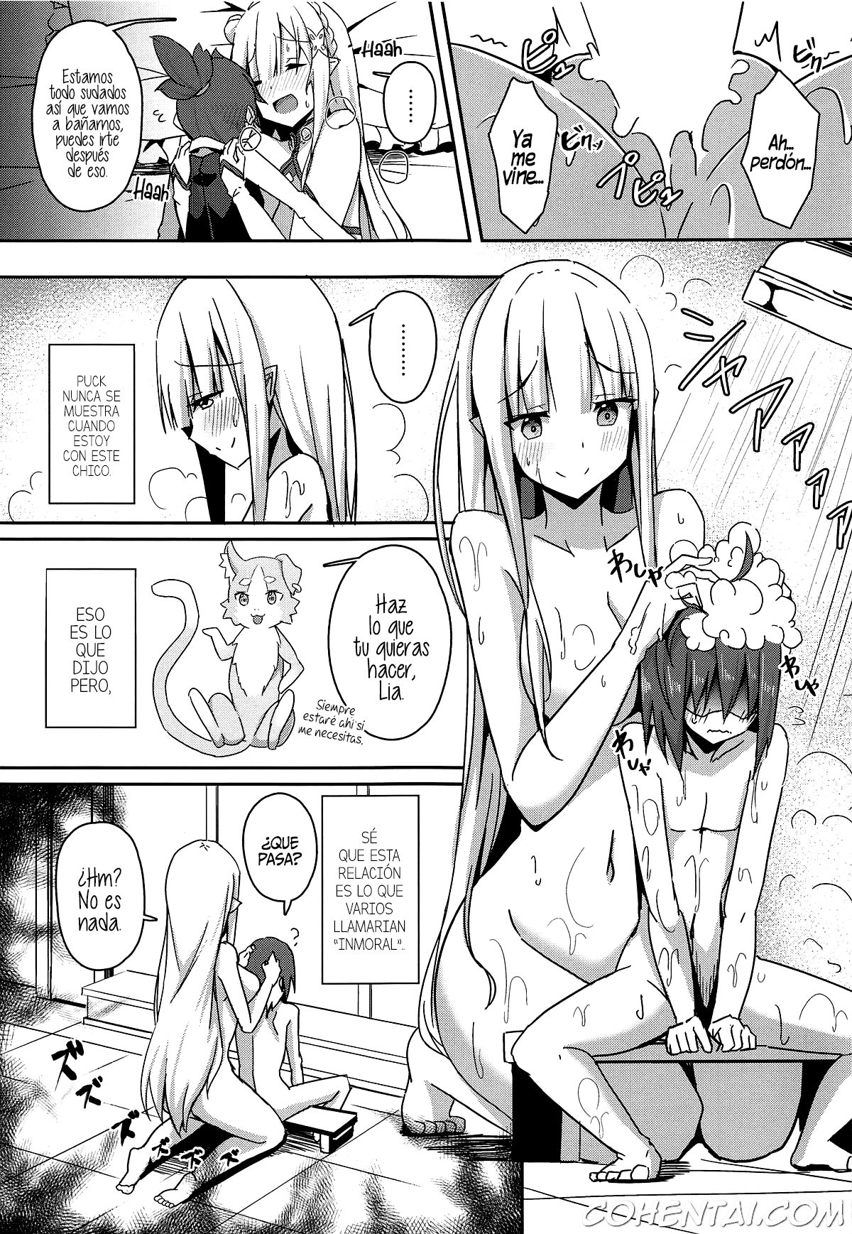 Majo no Nokoriga II (Re:Zero kara Hajimeru Isekai Seikatsu) xxx comics manga porno doujin hentai español sexo 