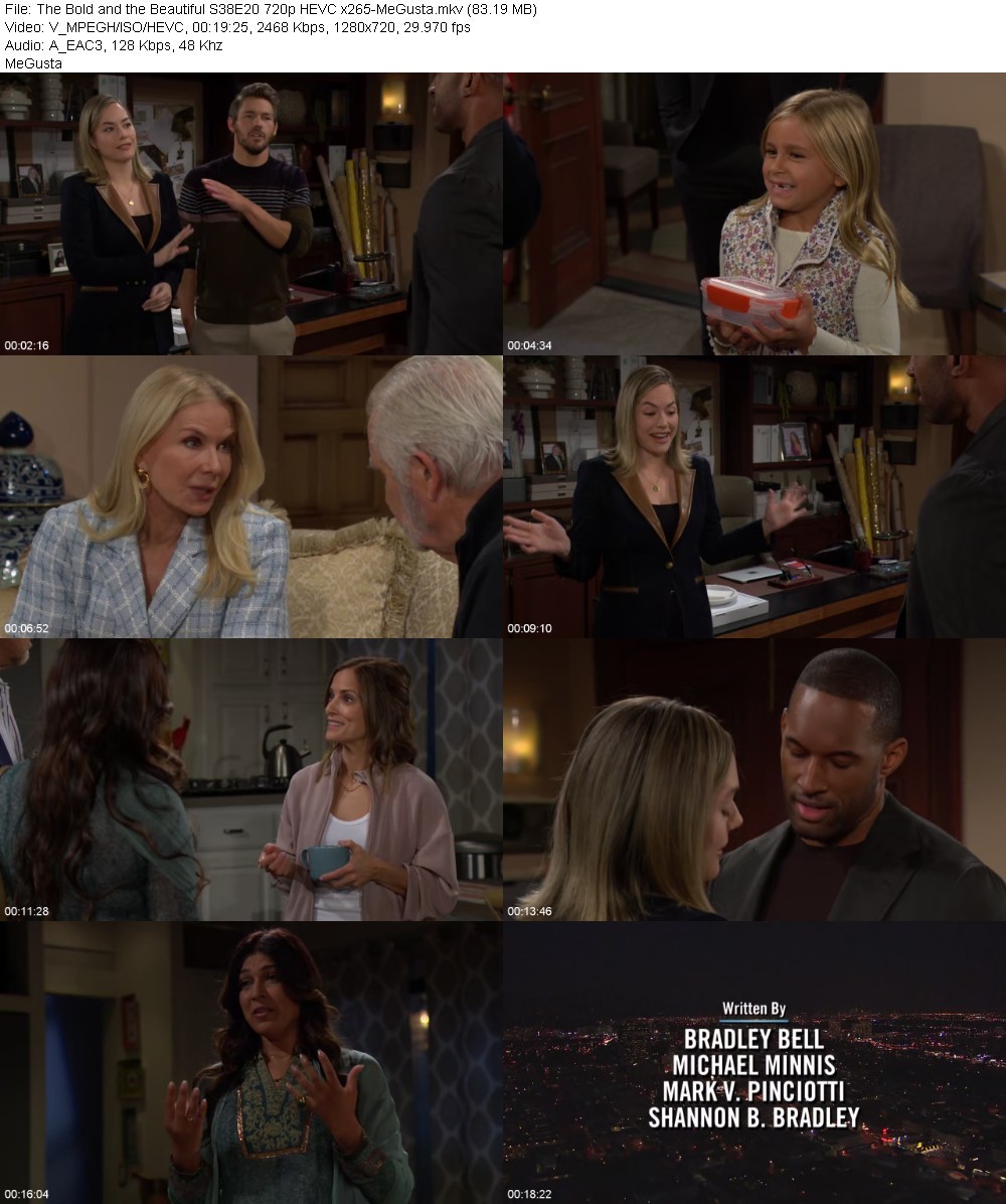 The Bold and the Beautiful S38E20 720p HEVC x265-MeGusta