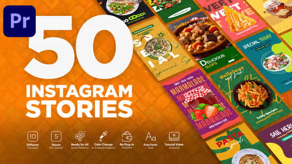 Food Instagram Stories - VideoHive 44112620