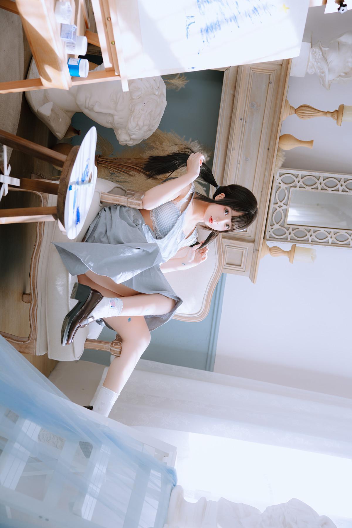 Cosplay Rinaijiao日奈娇 – 美术生(8)