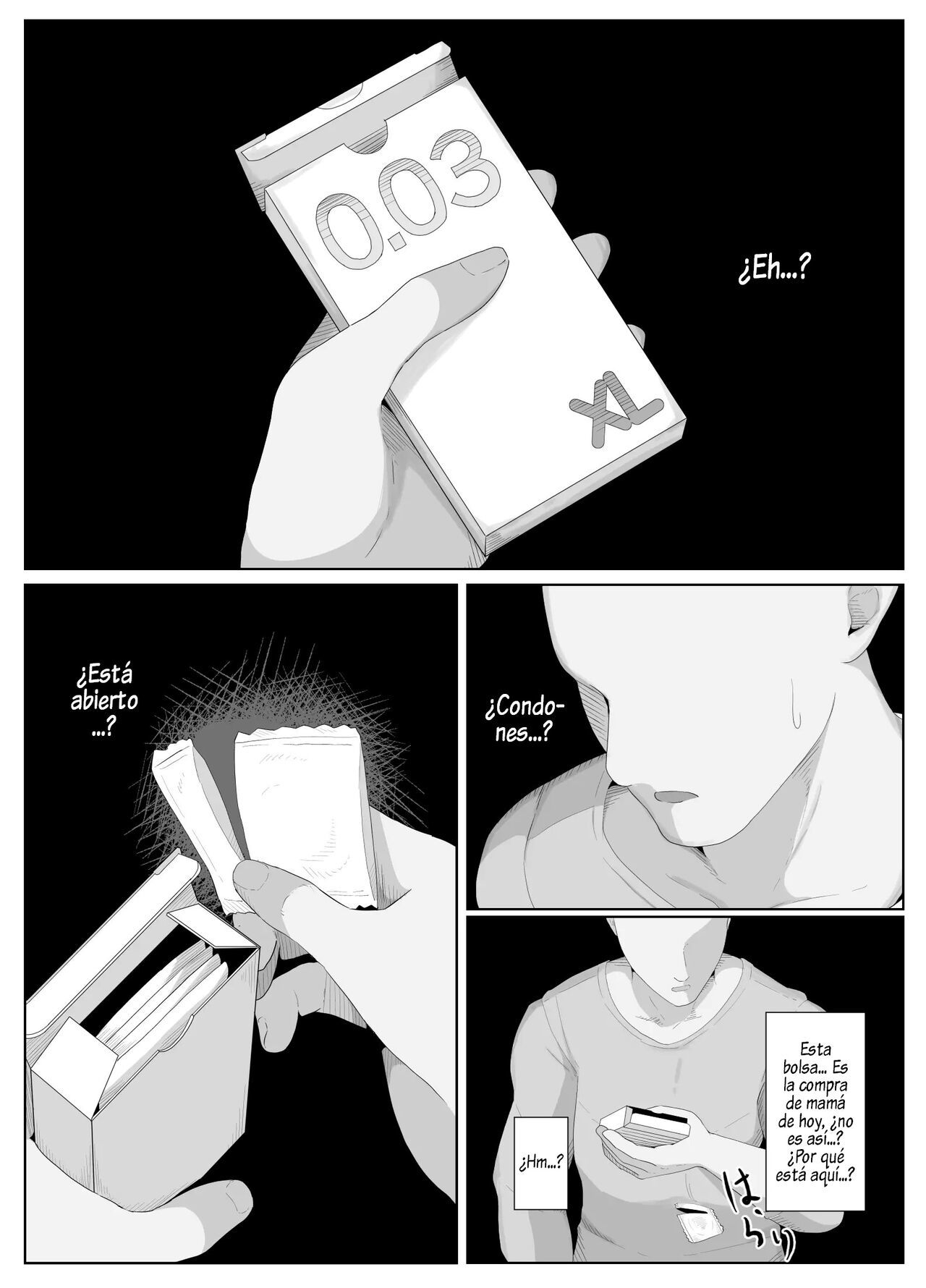 [hahayamoya (moya)] Oyasumi, Okaa-san I  Good Night, Mom I [Spanish]  [Al Chile no Sé Scan]