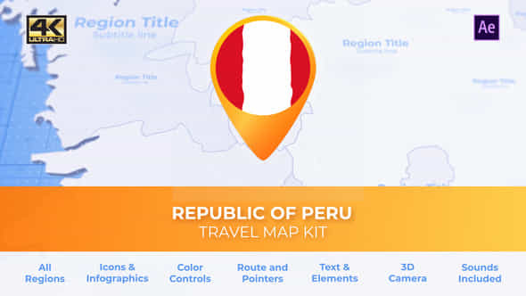Peru Map - VideoHive 33930641