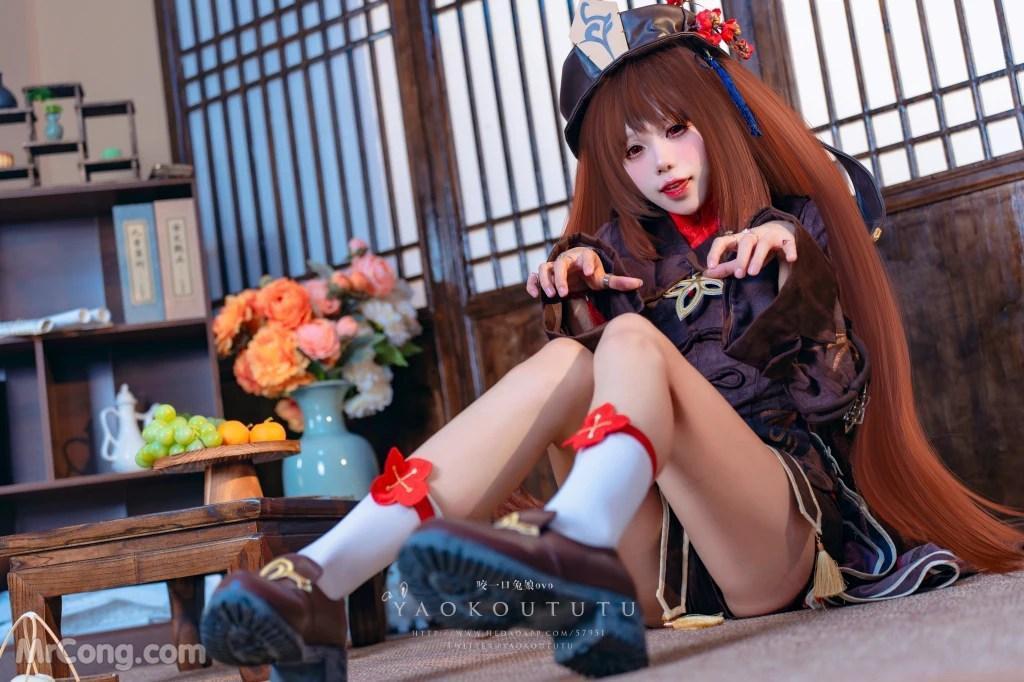 Coser@黏黏团子兔: 往生堂堂主胡桃&ミチノチモシーキミノキモチ (66 photos )(57)