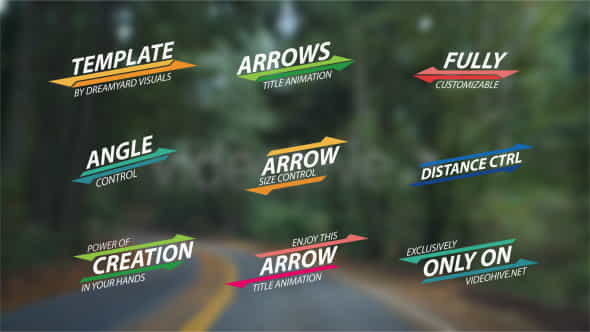Summer Arrow Titles - VideoHive 11694800
