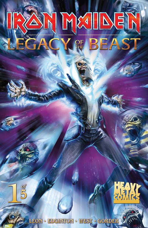 Iron Maiden Legacy of the Beast #1-5 (2017-2018) Complete