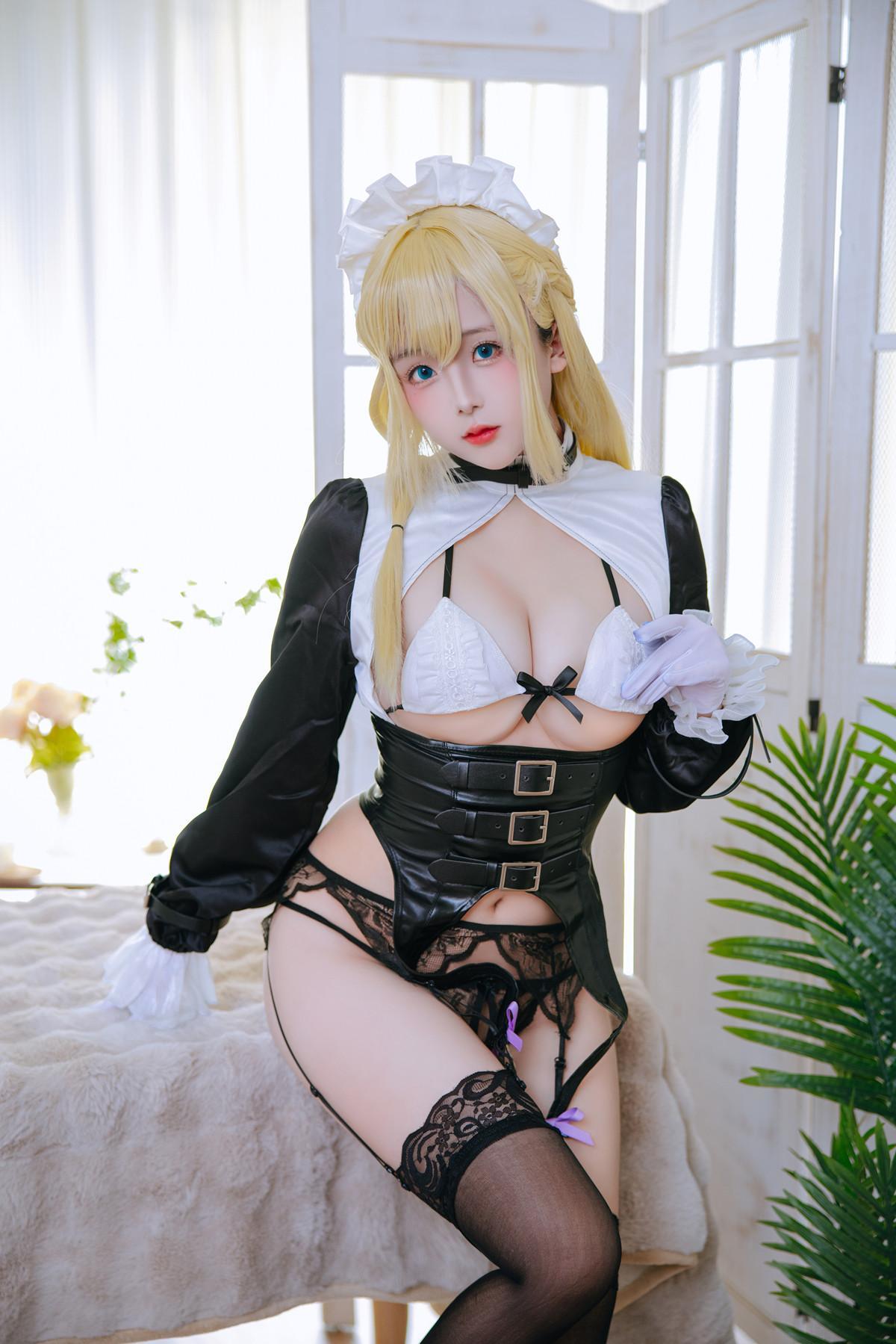 Cosplay Rinaijiao日奈娇 拘束女仆(1)