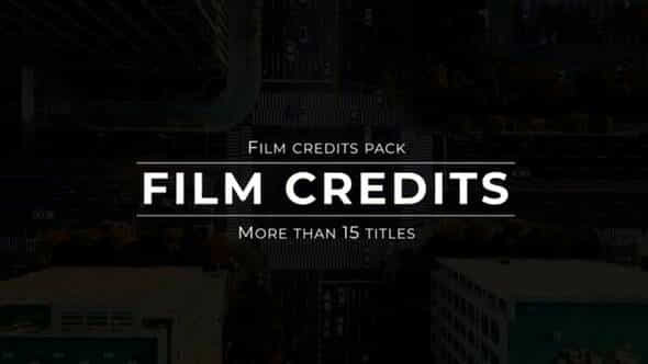 Credit Titles - VideoHive 42787052