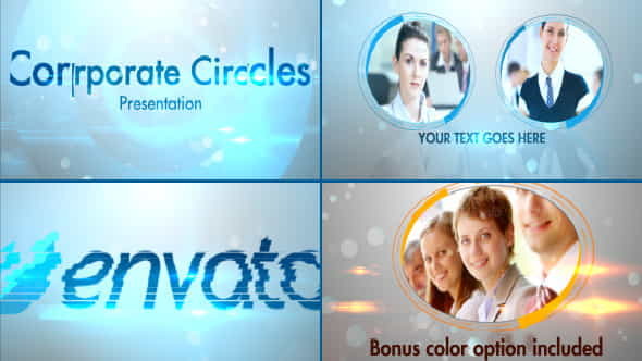 Stylish Corporate Circles Presentation - VideoHive 4387192